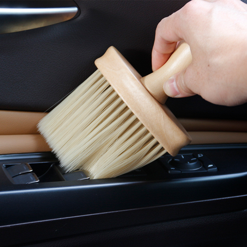 Escova De Limpeza Interior Do Carro Cerdas Macias Ventilação De Ar Assento Lacuna Teclado Poeira