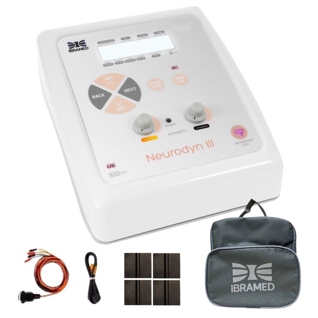 Neurodyn III Novo Modelo Ibramed Tens Fes Original Aparelho Eletroestimulador