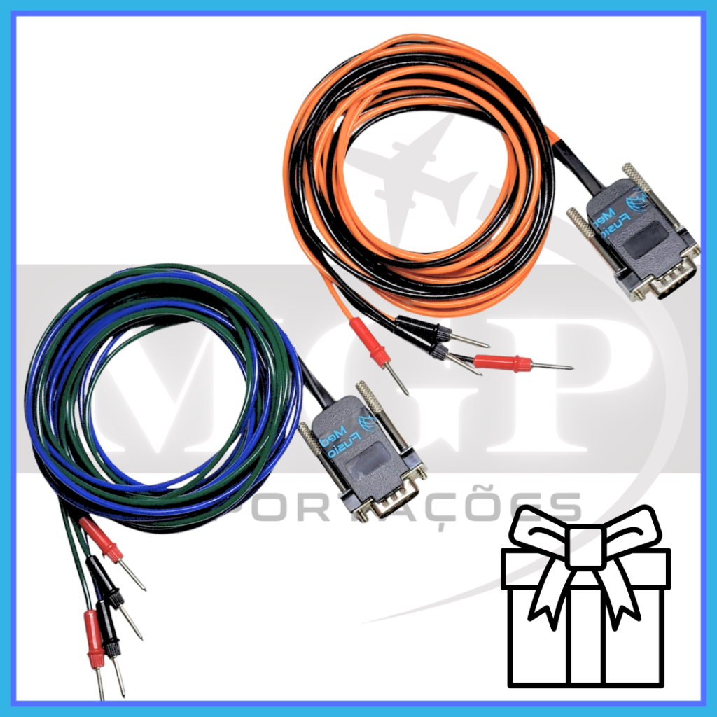 Kit 2 Cabos Compatíveis Neurodyn II 2 III 3 Ibramed Tens Fes Eletroterapia Fisioterapia Brinde Nota Fiscal