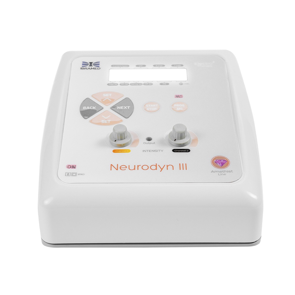 Neurodyn III Ibramed - Aparelho Portátil Corrente TENS e FES 02 Canais
