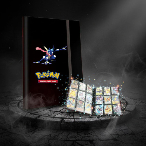 Album Fichário Pasta 3x3 Para 360 Cartas Pokemon Greninja