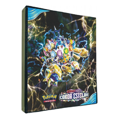 Galvantula Coroa Estelar Album Pokemon Porta 360 Cartas Card