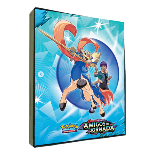 Fichário Amigos De Jornada Zacian Pokémon Porta 360 Cartas