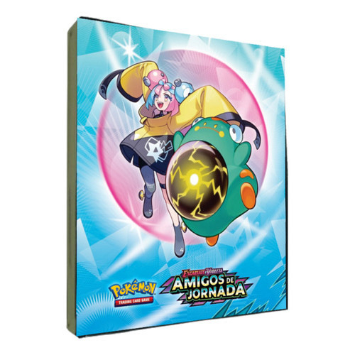 Fichário Amigos De Jornada Bellibolt Pokémon Porta 360 Carta