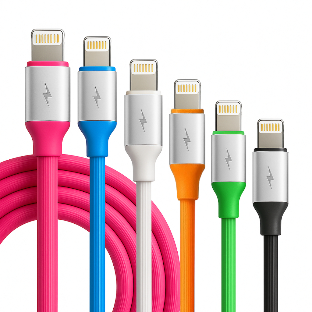 Cabo iPhone Lightning 2m Carregamento Rápido Revestimento Emborrachado Apple