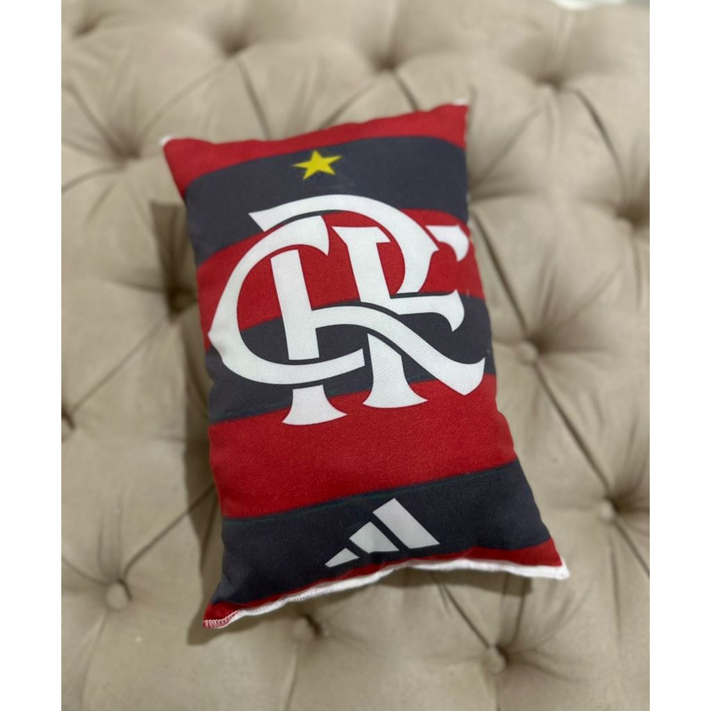 Kit 4 almofadas de time decoração personalizamos a sua escolha qualquer time