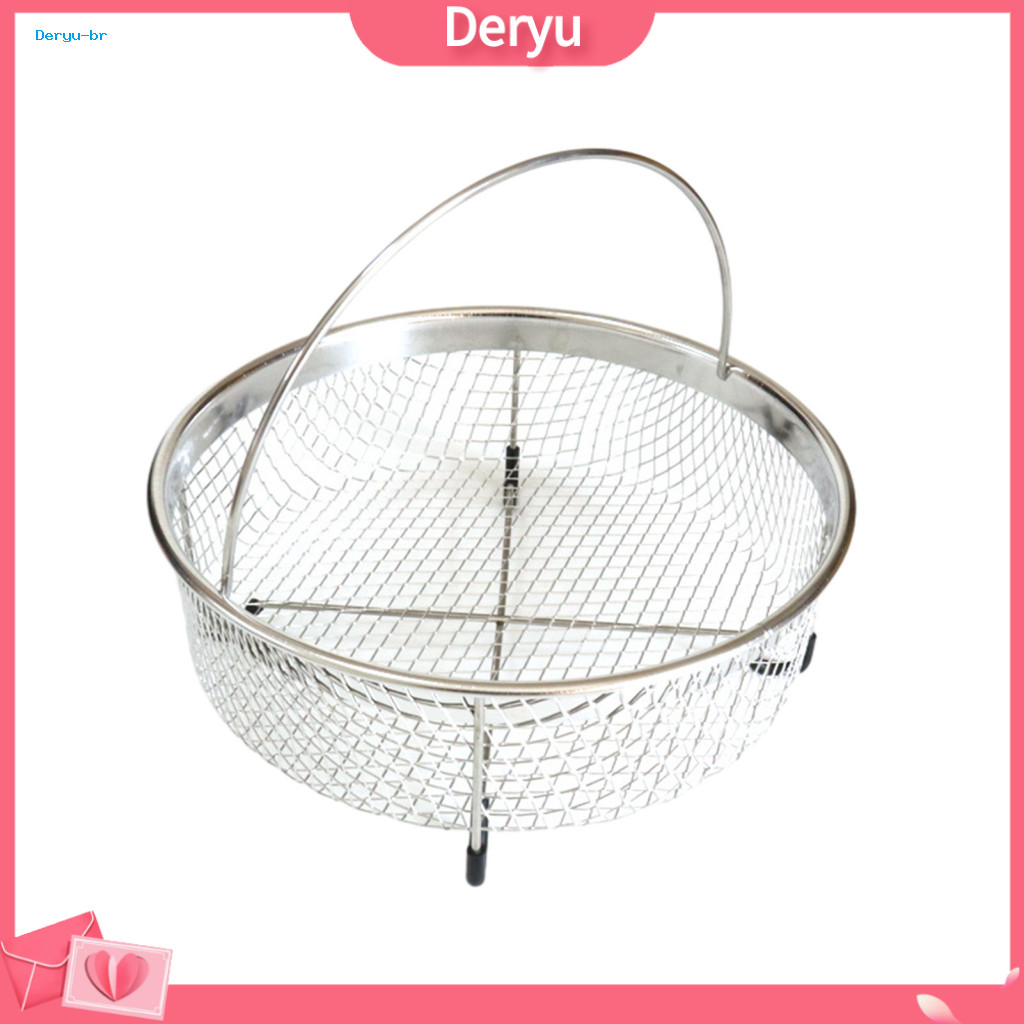 Professional Kitchen Frying Equipment Stainless Steel Basket with Handle Heat Resistant Mesh Strainer Durable Fryer Tool