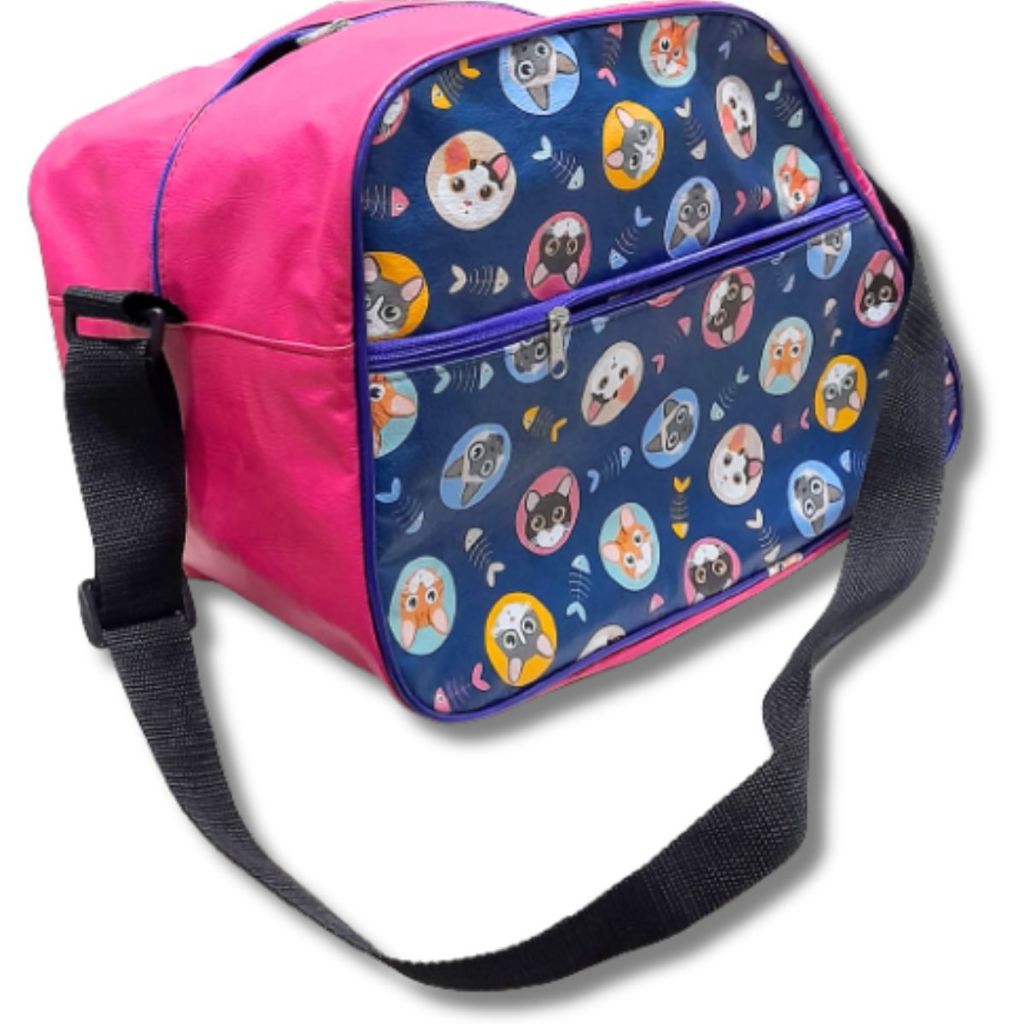 Bolsa para patins quad roller inline adultos e infantil, cabem kit proteção juntos