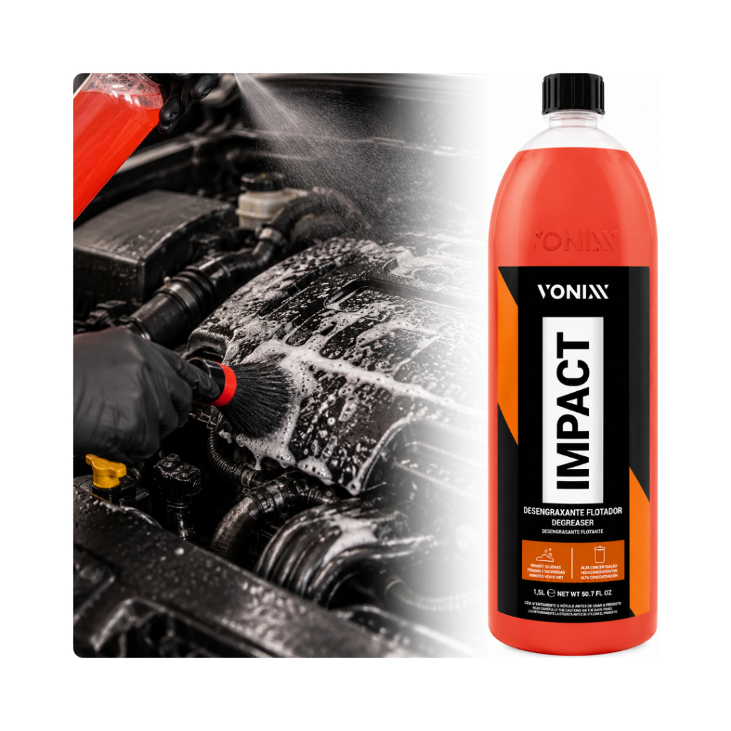 Impact Vonixx Desengraxante Flotador 1,5l Limpeza Pesada Motor Roda Caixa Limpa Limpador Carro
