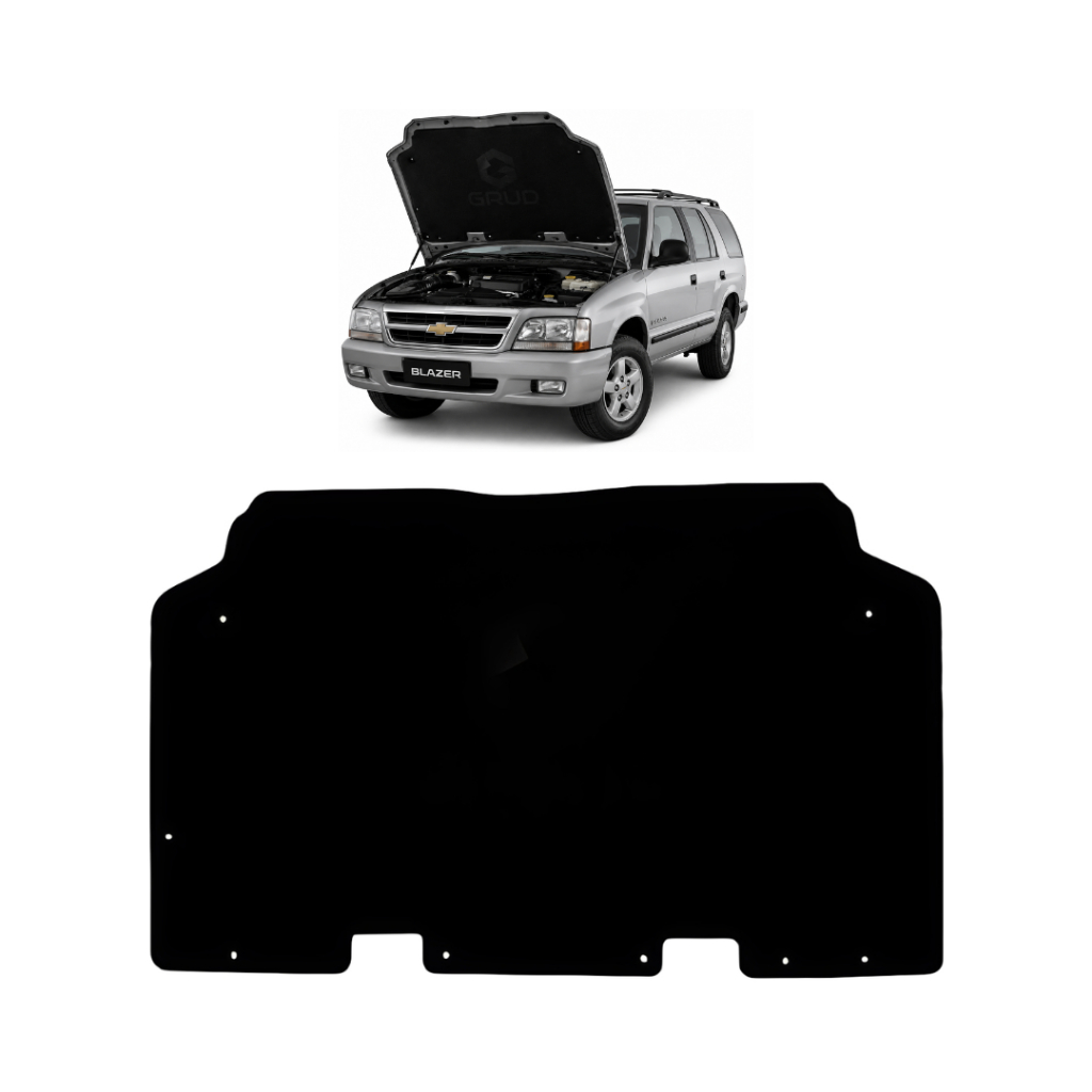 Manta Forro Capô Blazer S10 s/ Entrada de Ar 2001 2002 2003 2004 2005 2006 2007 2008 2009 2010 2011 Grud Capo Capus