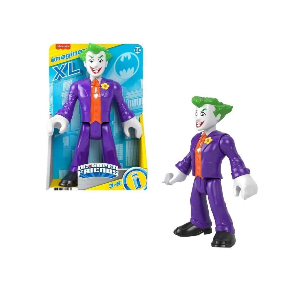 Boneco Coringa Mattel DC Super Friends Imaginext Brinquedo Infantil Grande Original Vilão DC