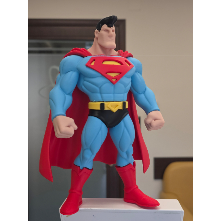 Boneco Super-Homem Realista Liga da Justiça 22CM Brinquedo Decorativo 280G - Impressão 3D