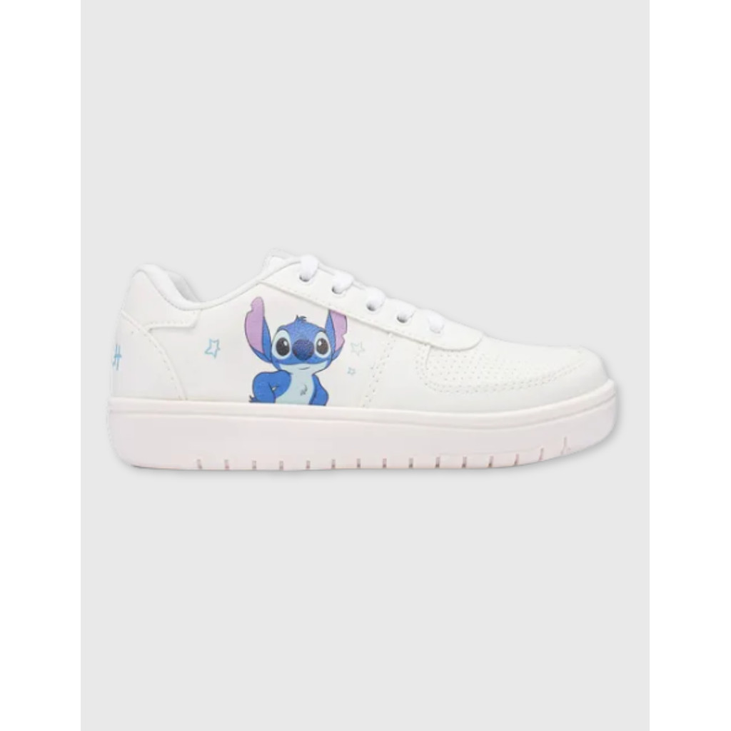 Tênis Infantil Menina Stitch Conforto Original Passeio Escolar Casual Criança Personagem