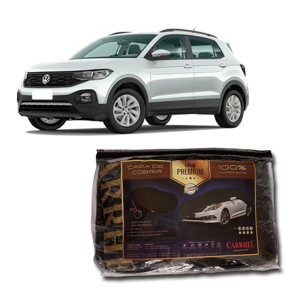 Capa Couro cobrir VW T-Cross Impermeável Forrada (M309)