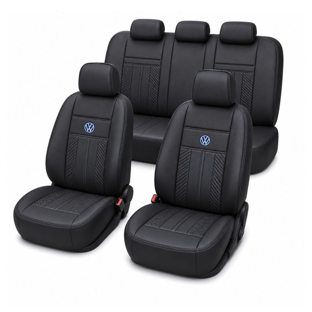 Capas Para Bancos 100% Couro Linha Premium Diamantada Modelos Volkswagen Space Cross SpaceFox T-Cross