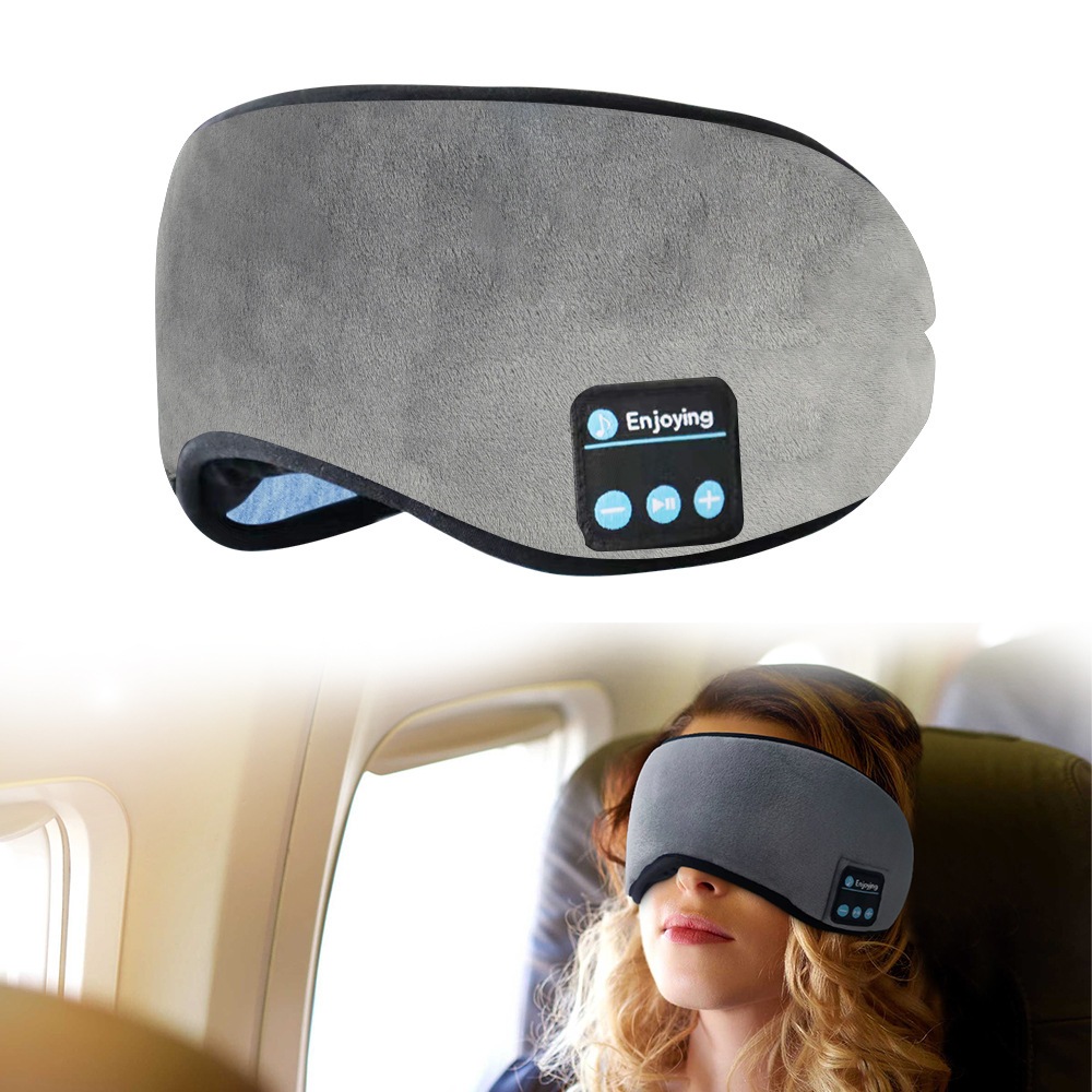 Máscara de Olhos de Música Bluetooth Sem Fio Smart Shade Answer Phone Sleep Blindfold