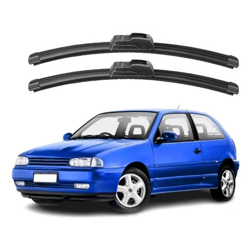 Par Palheta Limpador Parabrisa Silicone Gol G2 1995 À 1999