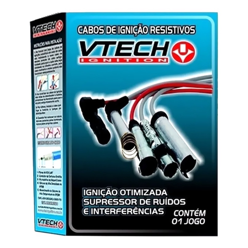 Cabos De Vela Silicone Gol Power G3 g4 1.0 16v 2001