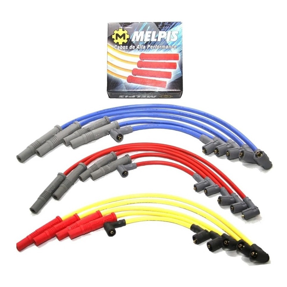 Cabo De Vela Gol Voyage Saveiro Parati motor 1.0/1.6 Carburado CHT / AE Silicone 10mm *