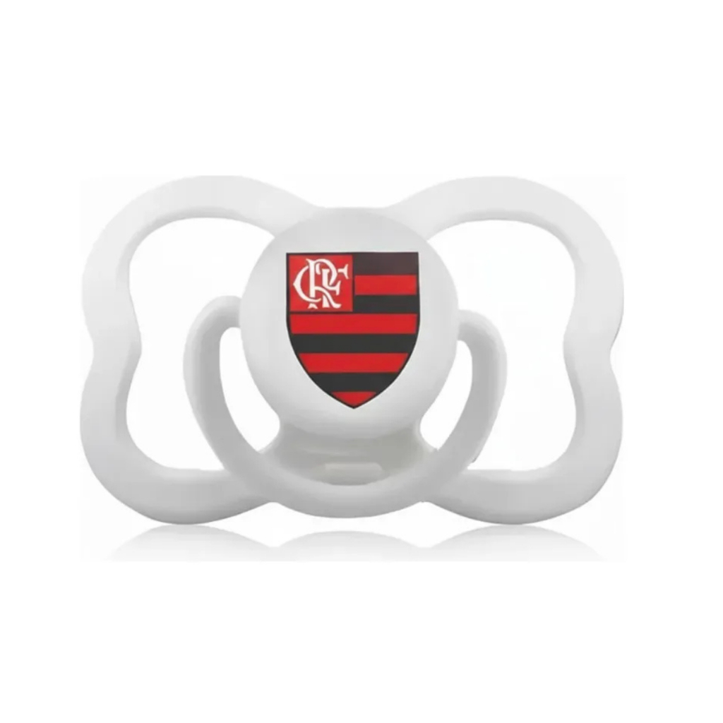 Chupeta Kids Gol Flamengo Silicone Orto 0-6 Meses Oficial