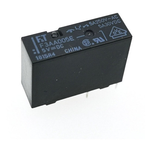 10x Relé F3aa005e 3a 5Vdc Ar Condicionado Inverter E Lavadora Rele 5v eletromecânico equipamentos