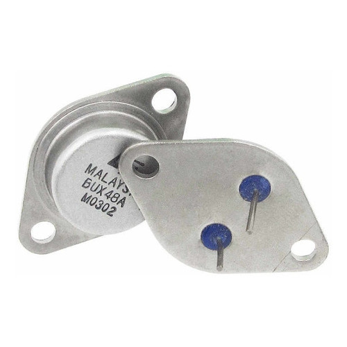 10x Transistor BUX48A NPN 450V 15A 175W Encapsulamento TO-3 2 Pinos para Máquinas de Ultrassom