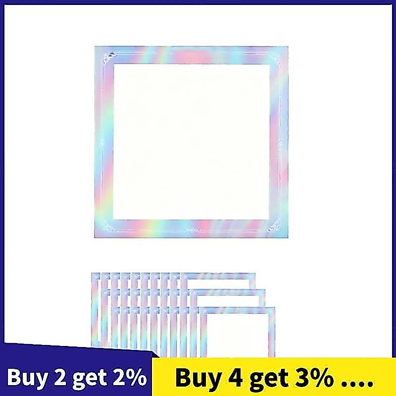 30 PCS Papel De Liberação Antiaderente Reutilizável Seção De Arte Filme De Moldura 10x 10 cm Pintura