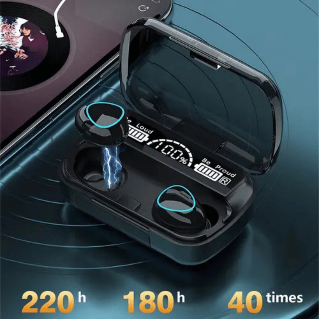 Fone De Ouvido Sem Fio Higa Shop M10 TWS Bluetooth 5.3 Com Microfone