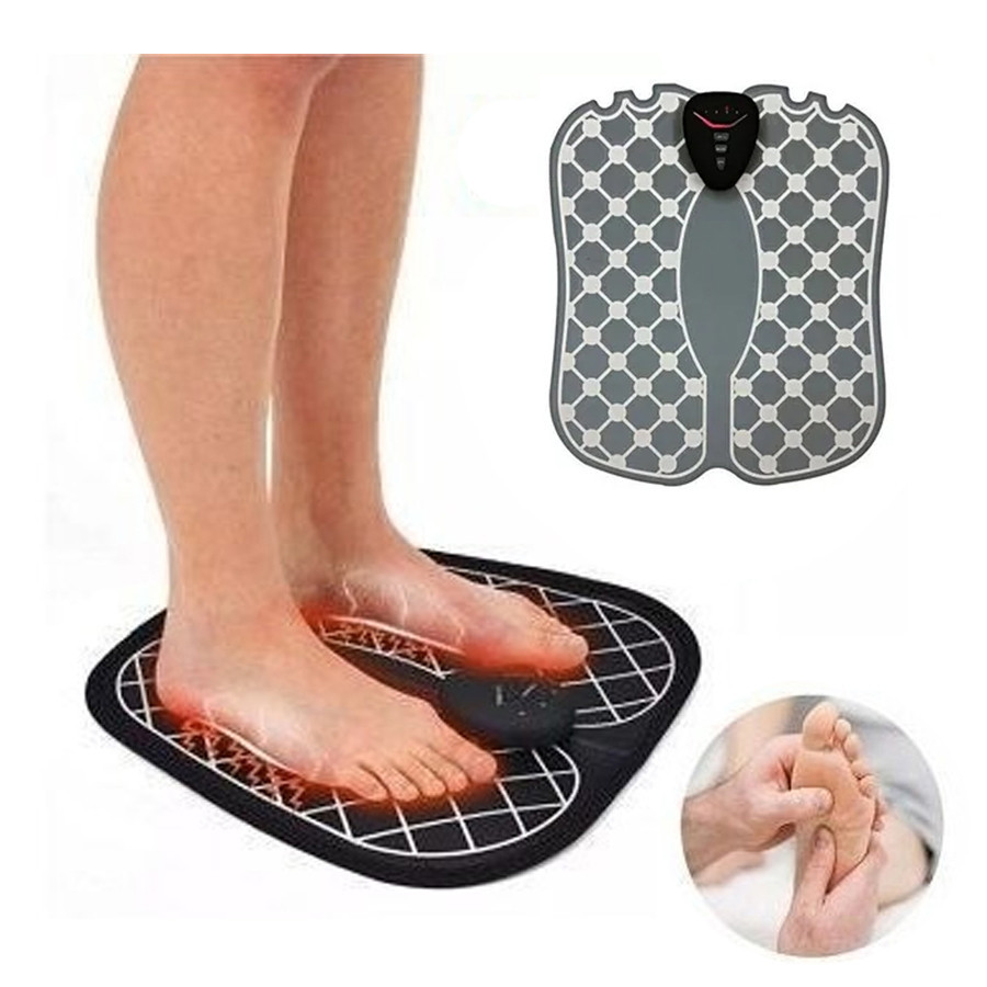 Tapete Terapia Pes Massagem EMS Eletroestimulação Musculos Fitness Saude