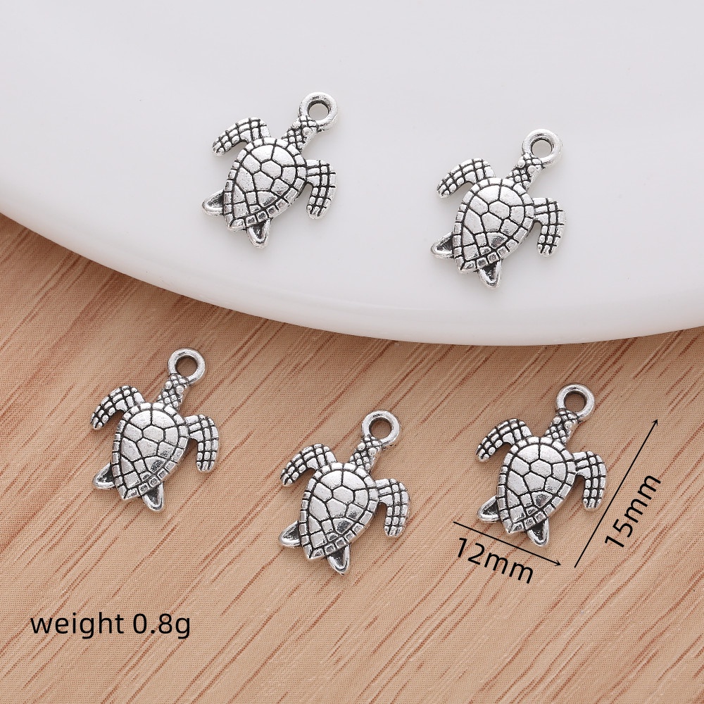 30pcs Moda Liga Do Vintage Animais Mar Charme Dangles Para Mulheres Pulseira Jóias Fazendo DIY Colar De Pingente Brincos