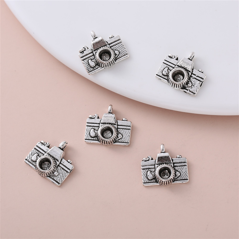 10pcs/set Fashion Vintage Camera Charm Accessories for Women's DIY Jewelry Fazendo Brincos De Pulseira Pingente