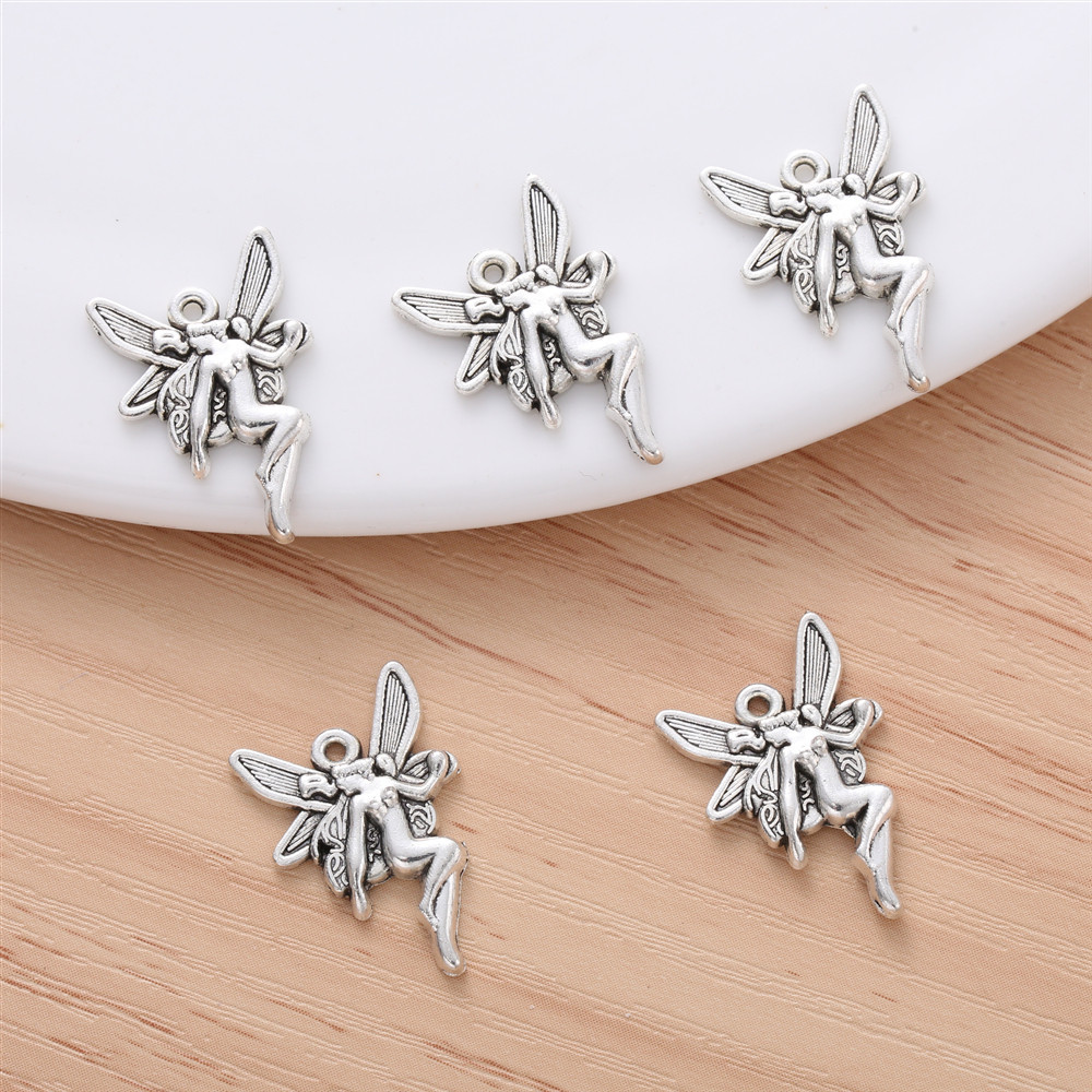 20pcs/set Fashion Vintage Spirit Charme Acessórios Para Jóias De Bijuteria Feminina Fazendo Pingente Pulseira Brincos