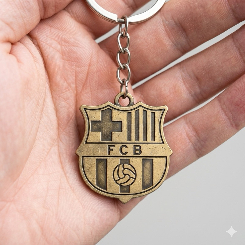 Chaveiro Vintage Estilo Europeu – Modelo Americano Barcelona Retrô