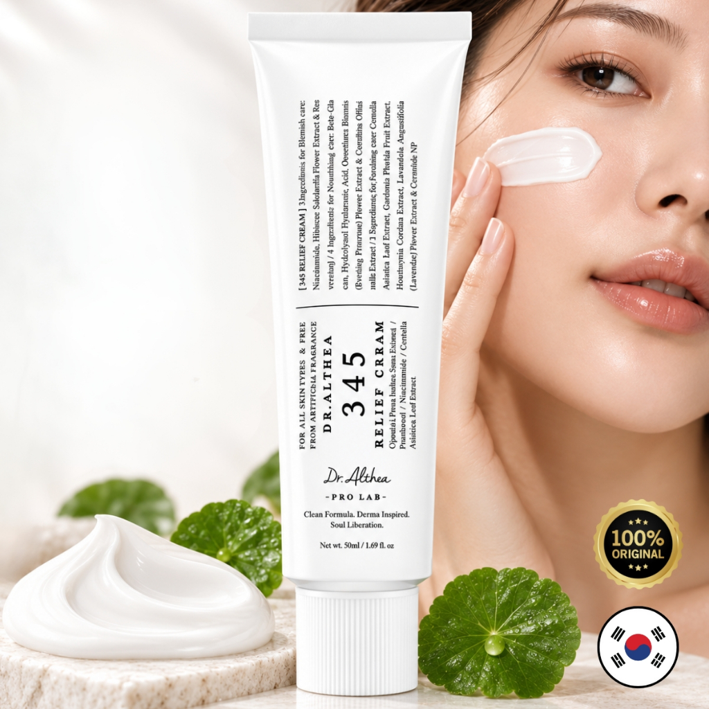 Dr.Althea 345 Relief Cream 50ml Creme Reparador Facial Coreano ENVIO IMEDIATO