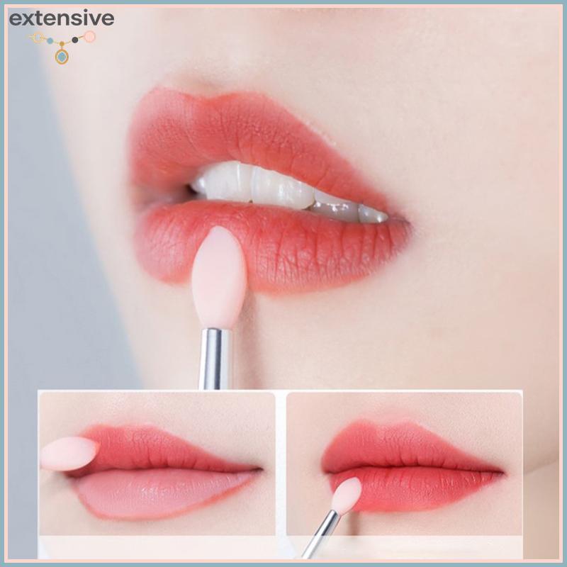 EA & Moda 1Pc Pincel Labial De Silicone Portátil Com Capa Aplicador De Bálsamo Multifuncional Macio Lipsti Lipgloss Pinc