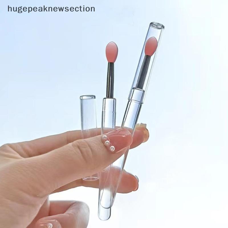 1Pc Portátil Silicone Lábio Escova Com Capa Macio Multifuncional Aplicador De Bálsamo Labial Lipsti Lipgloss Sombra Pinc
