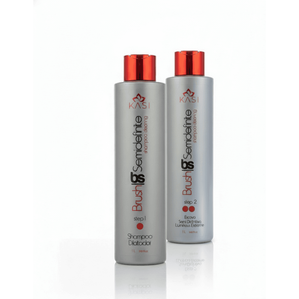 Kit Redutor de Volume Semidefinite Luminous Kasi 1L | Alinhamento Capilar Profissional e Controle do Frizz