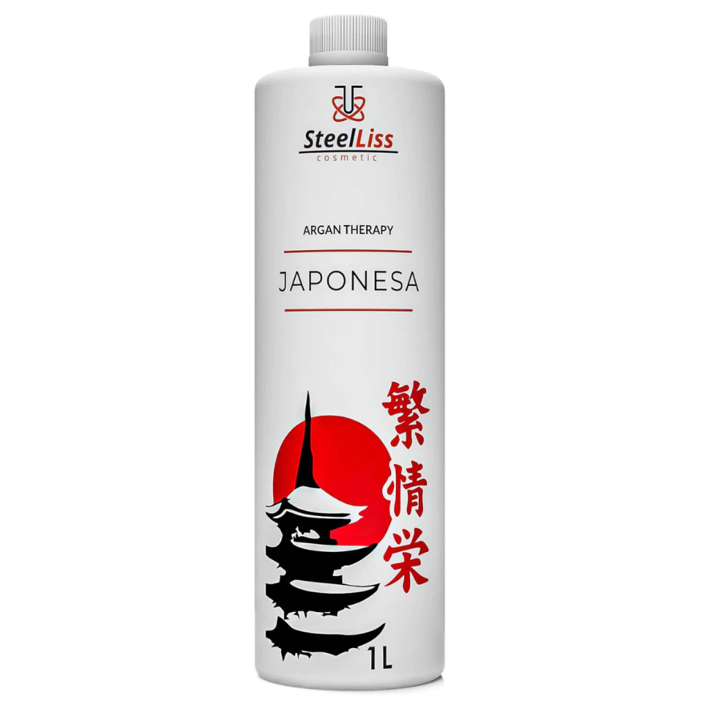 Escova Progressiva Semi Definitiva JAPONESA Alisamento Potente e Controle Absoluto Redutora de volume 1 Litro