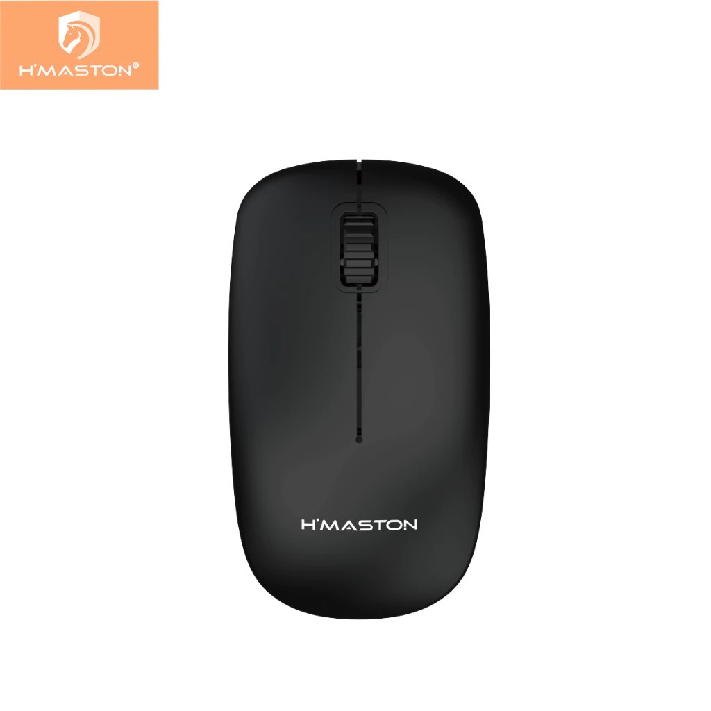Mouse Sem Fio H’Maston MS06 2.4GHz 1000DPI Receptor USB 10m 3 Botões Ergonômico
