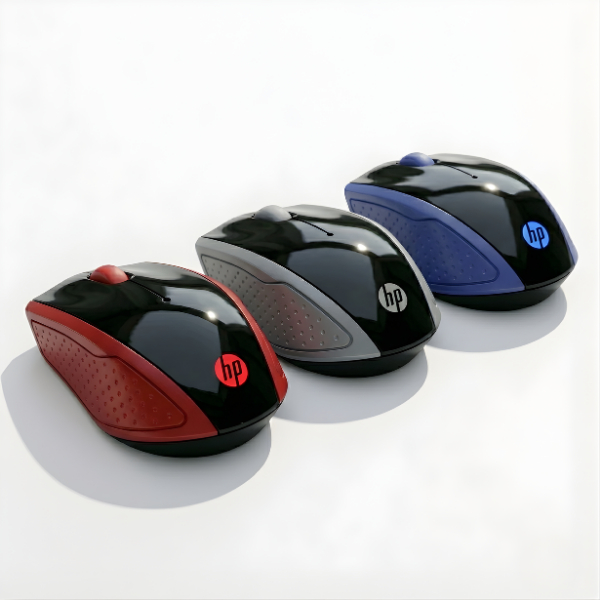 Mouse Sem Fio HP 200 Sensor Óptico 1000 DPI Ambidestro Conexão 2.4GHz USB Portátil Pilhas Inclusas