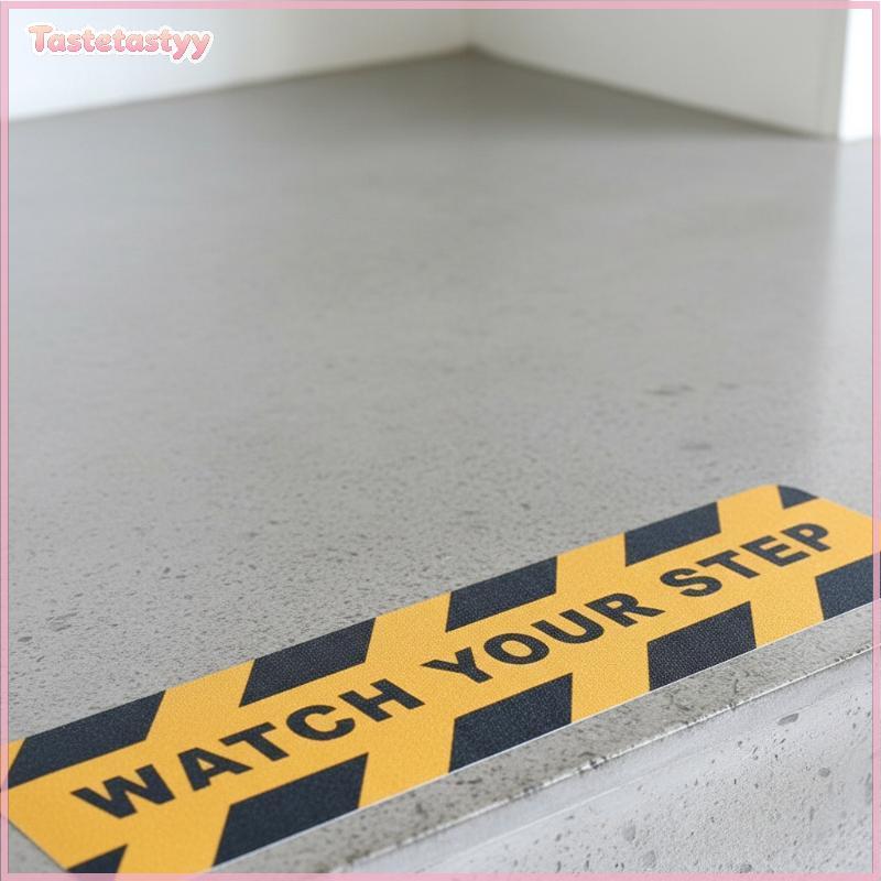 Tastetastyy Watch Your Step Warning Stiers Kit Grande Decalque De Segurança Para Escadas E Passos Alerta Convidados Trab