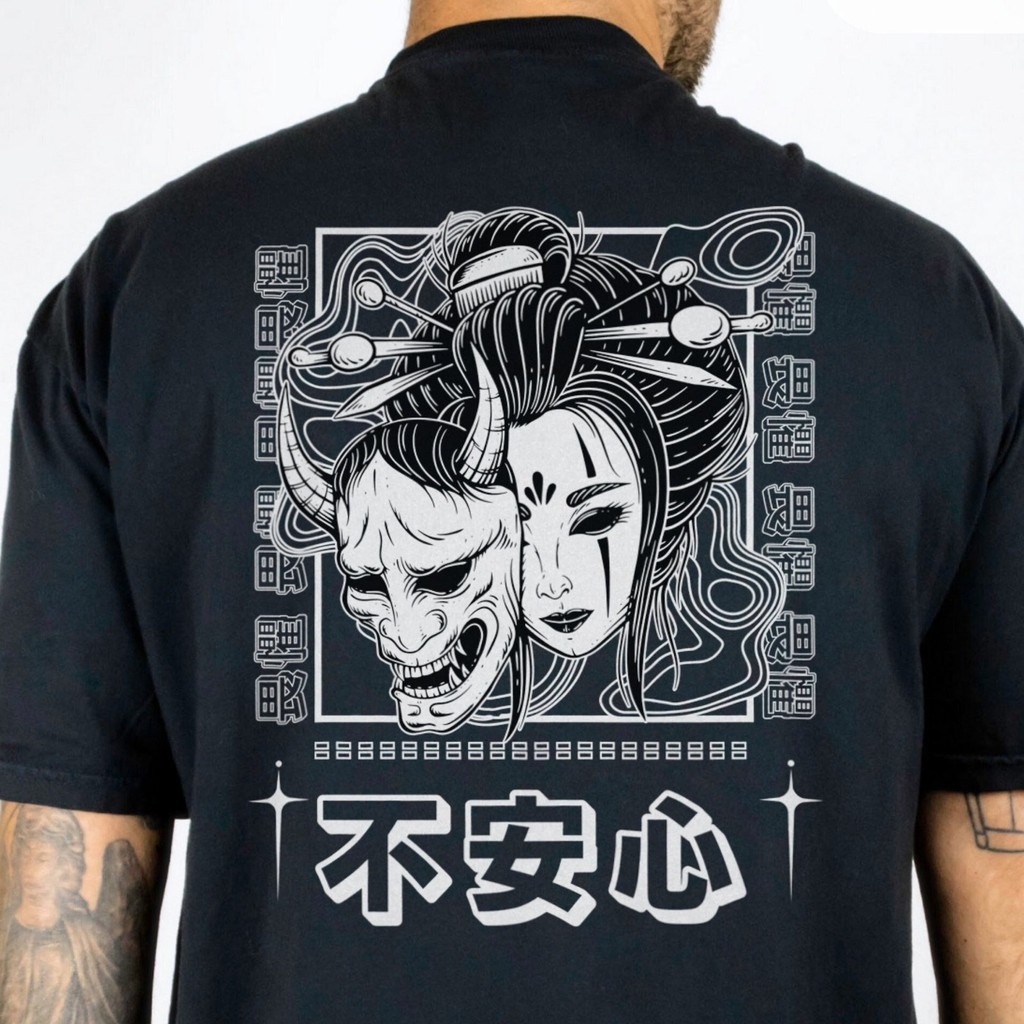 Japanese T Shirt Japanese Cyberpunk Anime Aesthetic Tshirt Harajuku Fashion Vintage Japanese