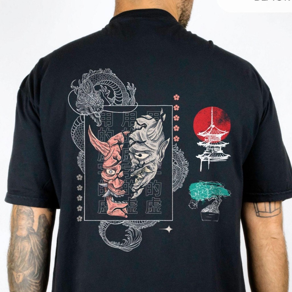 Japanese T Shirt Oni Sweatshirt Street Style Sweatshirt