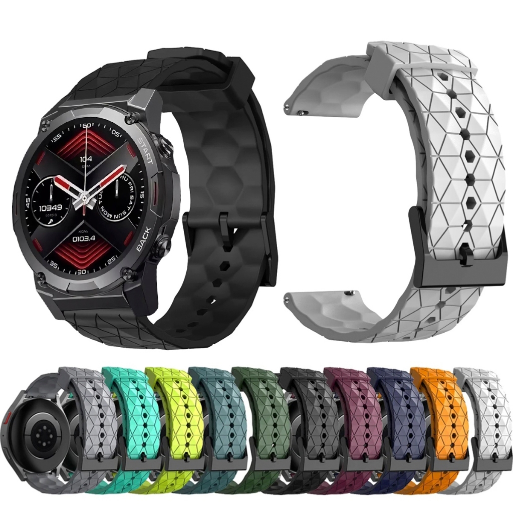 Pulseira 22mm de silicone GEOMETRICA para Smartwatch Zeblaze Vibe 7 PRO