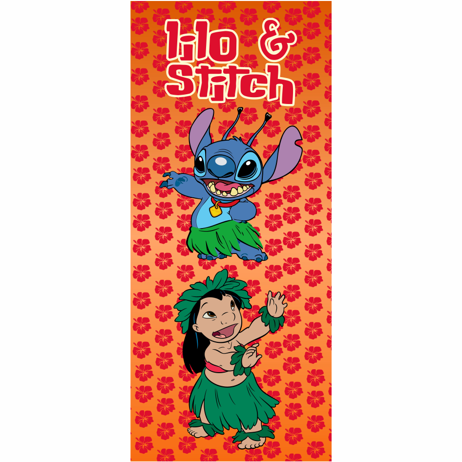 Adesivo Para Portas De Madeira Ou Vidro - Infantil_ Teen - LILO E  STITCH 14711