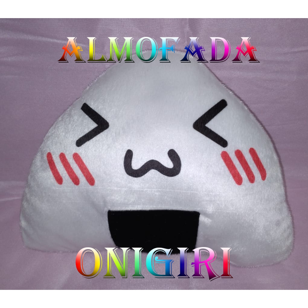 🍙✨ Almofada de Onigiri – Puro Conforto e Fofura! ✨🍙Decoração GEEK