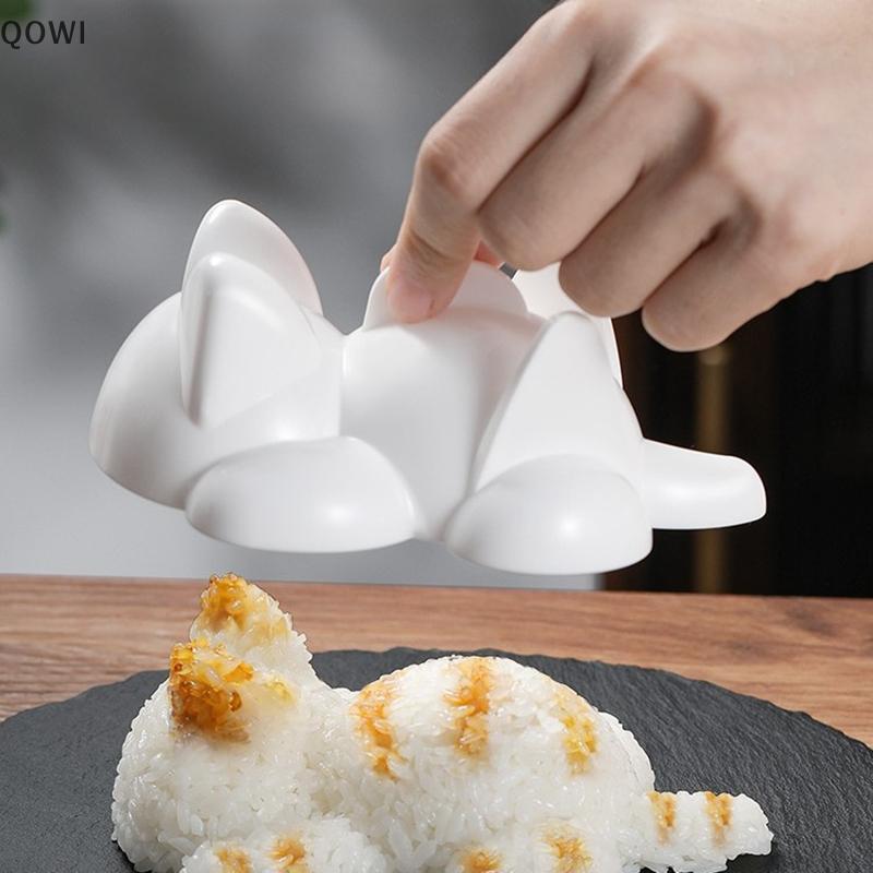 qo Ferramentas De Sushi Fofas Moldes Onigiri Gato Forma De Animal Crianças Purê De Arroz Batata Abóbora Mash Suprimentos