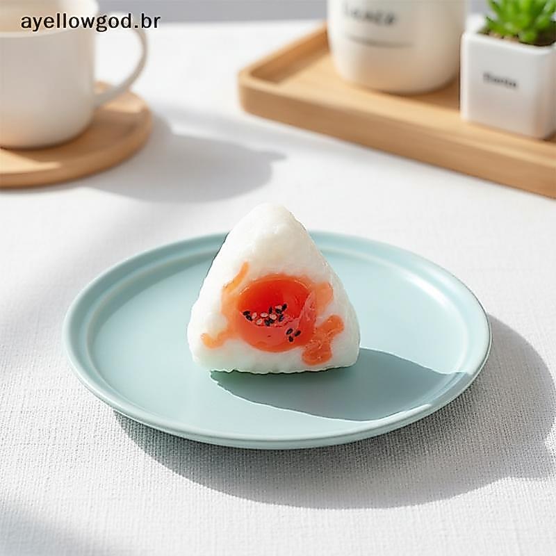 AYBR Criativo Onigiri Soft Squeeze Toy Lento Rise Stress Relief Sensory Fidget Para Relaxamento Casual Interno E Externo
