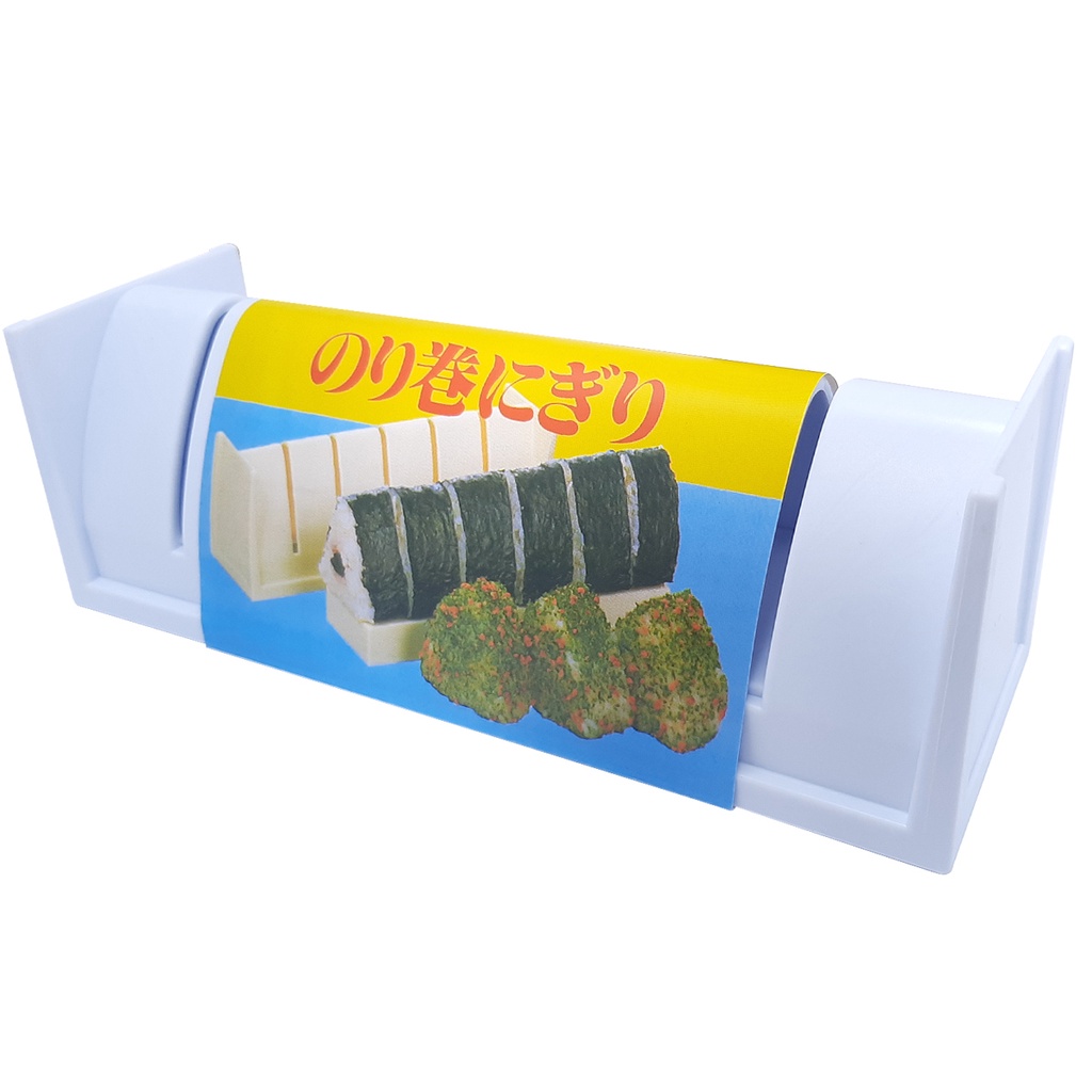 Molde de Onigiri Triangular 6 Bolinhos para Arroz Sushi Comida Japonesa Branco