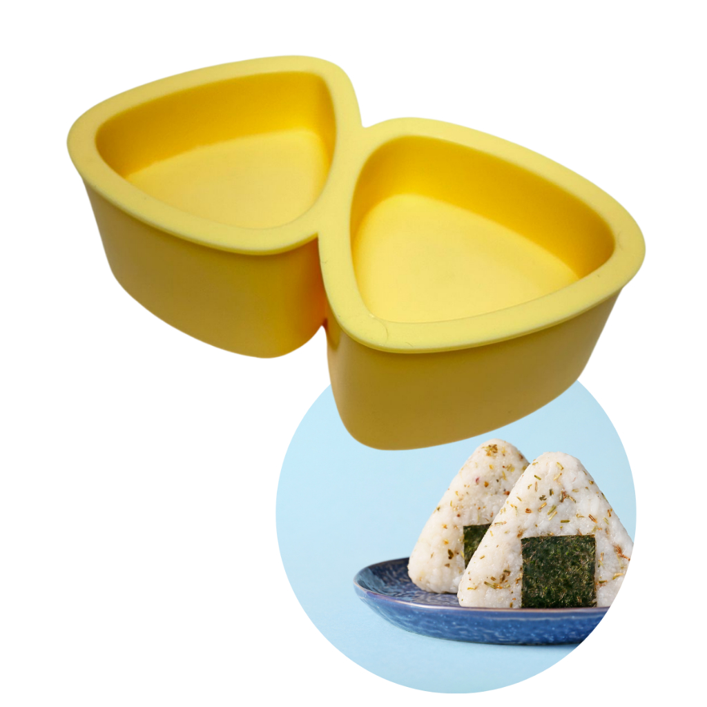 Forma Onigiri Forminha Bolinho De Arroz Japonês Duplo Molde